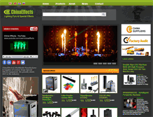 Tablet Screenshot of chinaeffects.com